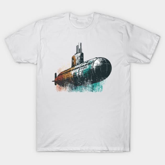 Submarine T-Shirt by Vehicles-Art